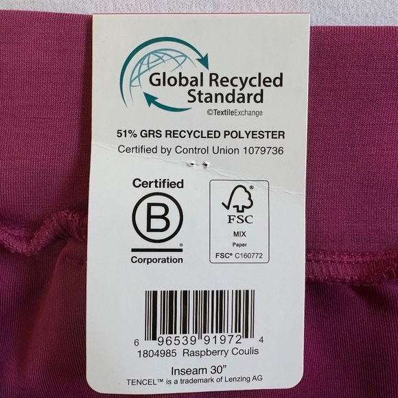 Mondetta Ladies' Wide Leg Pants, Pull-On, Pink/Raspberry Coulis, Medium NWT - Picture 5 of 14